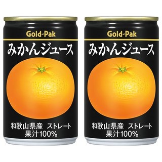 Gold-Pak 蜜柑原汁, 2個, 160ml