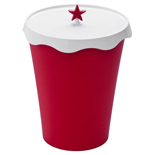 QUALy 星星樂色筒 8.5L, Red, 1個