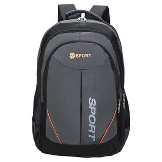Sport 旅行雙肩包 灰色 可裝A4雜誌、平板、電腦, 50 x 33 x 18cm