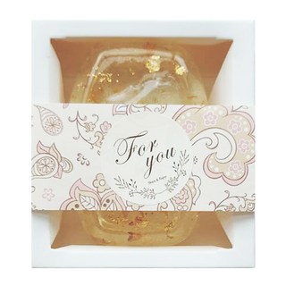 金箔胺基酸皂禮盒組 胺基酸溫和潔淨 金箔奢華沐浴體驗 天然精油舒緩, 1盒, 125g