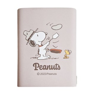 MING JENN 明震 PEANUTS 史努比 GaN 氮化鎵 PD+QC 47W 雙快充充電器 - 鳳梨酥/大頭/紅屋/兄弟/奶茶/藕灰/蒲公英, 大廚 奶茶色, 1個