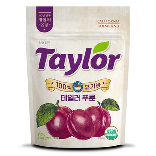 Taylor 加州李子乾, 210g, 1包