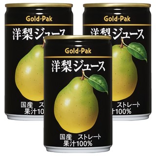 Gold-Pak 西洋梨原汁, 3個, 160ml