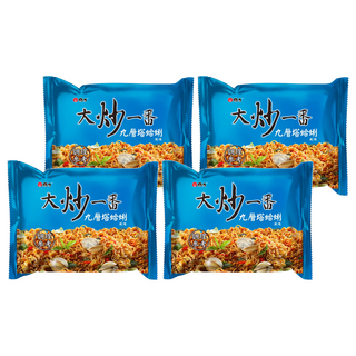 維力 大炒一番 九層塔蛤蜊風味麵 85g, 4包