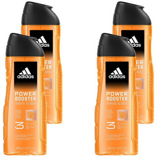 adidas 愛迪達 男性三合一潔顏洗髮沐浴露 極限釋放, 400ml, 4瓶