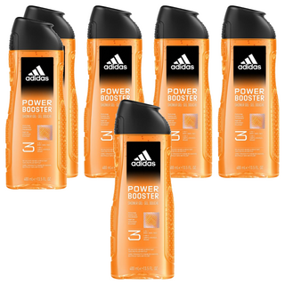 adidas 愛迪達 男性三合一潔顏洗髮沐浴露 極限釋放, 400ml, 6瓶