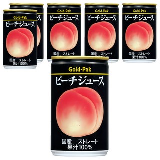 Gold-Pak 水蜜桃原汁, 6個, 160ml