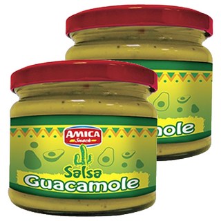 AMICA Chips 酪梨莎莎醬, 280g, 2個