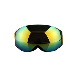 if flying 滑雪 雪板 護目鏡 YH112, 黑色 + 黃色