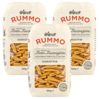 RUMMO 路莫 S形螺旋麵 N.88 耐煮且保水性佳, 500g, 3包