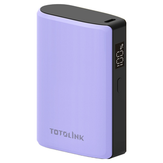 TOTOLINK 雙向行動電源 PD 20W 信用卡尺寸, T10000, 晴紫色