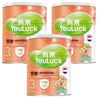 YouLuck 育樂 菁確成長奶粉 12~36個月, 800g, 3罐