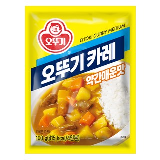 오뚜기 카레 과립형 약간매운맛, 100g, 1개