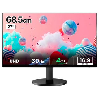 AOC 알파스캔 4K UHD IPS 높낮이 HDR 무결점 모니터, 68.5cm, U27B3AF