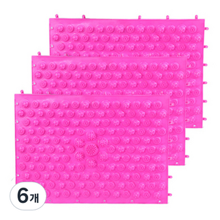 ETN DIY指壓墊, 6個, 粉色