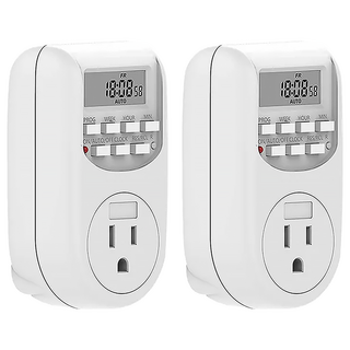 AHOYE 24小時可間歇定時插座 插座定時器, 11cm, p01_05243372, 2個