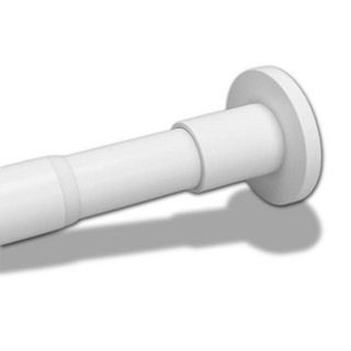 하이어데코 초강력 길이조절 못없이 간편설치 압축봉, 화이트