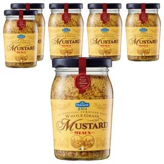 Fontana 全穀芥末籽醬, 200g, 6個