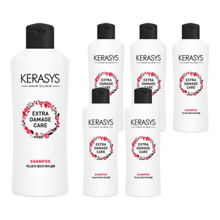KERASYS 損傷修護洗髮精 額外護理, 180ml, 6瓶