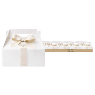 indigo shop 中型手提盒, 22個, 白色