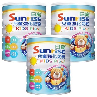 Sunrise 日高 兒童強護奶粉 3~12歲, 900g, 3罐