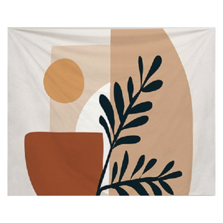 Hoom 禾慕生活 莫蘭迪居家掛布 秘密花園 (贈安裝包), 100 x 70cm