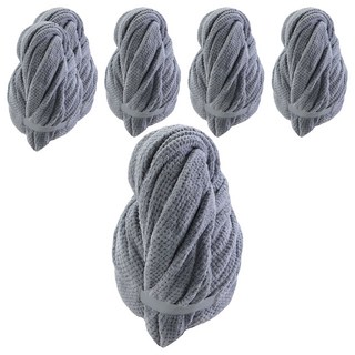 乾髮神器2代 超強力吸水乾髮帽 KDOT-980, 6個, 灰色