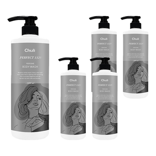 Chuli 女神系列香水沐浴乳 Black Coco 浪漫威尼斯 完美1329, 1L, 5件