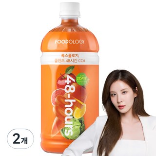 푸드올로지 톡스올로지 48시간 CCA 클렌즈주스, 1L, 2개