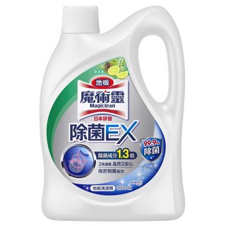 Kao 花王 Magiclean 魔術靈 地板清潔劑 除菌EX 草本香 台灣公司貨, 2L, 1桶