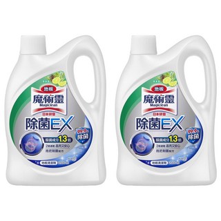 Kao 花王 Magiclean 魔術靈 地板清潔劑 除菌EX 草本香 台灣公司貨, 2L, 2桶