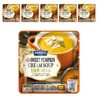 오뚜기프레스코 단호박 크림스프, 6개, 180g