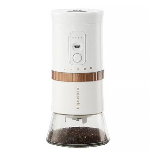 oceanrich 充電式電動陶瓷錐刀磨豆機 白色, G2