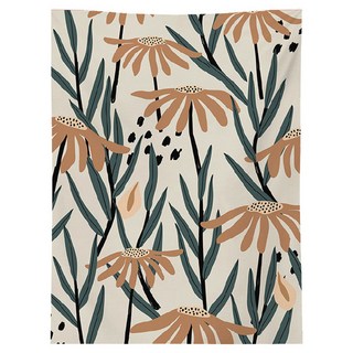 HOOM 禾暮生活 植物居家掛布, 4410-北歐花花-F, 95 x 73cm