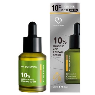 MY SCHEMING 我的心機 10%杏仁酸淨透煥膚精華, 30ml, 1件