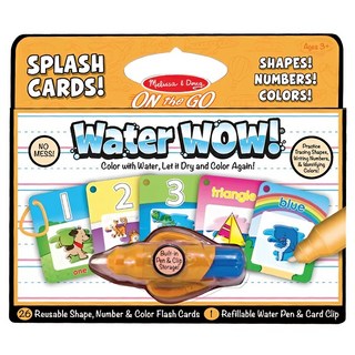 Melissa&Doug 瑪莉莎 旅遊樂 水畫卡, 數字顏色形狀, 1組