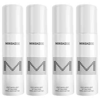 理享家 minshzee 定妝噴霧 小白瓶, 100ml, 4件