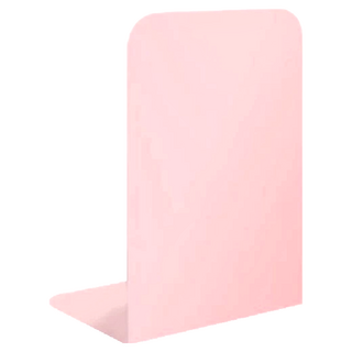 L型書架，Set 4個, 金屬烤漆書靠, 13.5 x 10 x 20cm, 粉色