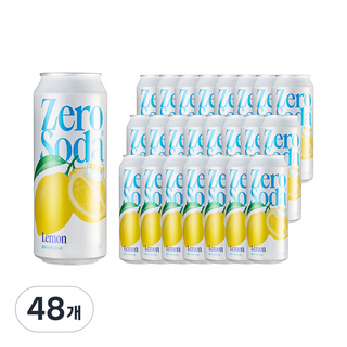클룹 제로소다 레몬, 500ml, 48개
