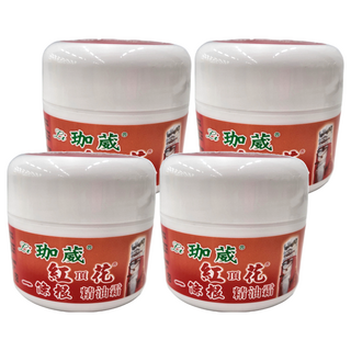 Li 珈葳 BEST 紅頂花精油霜, 50g ± 5%, 4罐, 1入