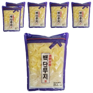 Hana Toho Food 白醃蘿蔔片, 1kg, 6個
