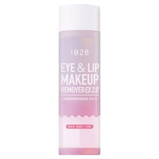 1028 pH7.5 深層清潔眼唇卸妝液 EX2.0, 溫和親膚不熏眼, 敏感肌膚適用, 清爽零油感, 防水眼唇眉妝專用, 90ml, 1瓶
