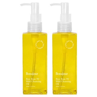 보나쥬르 라이스 브랜 90 클렌징오일, 200ml, 2개