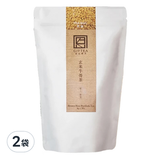 恩品禮茶 玄米牛蒡茶包 無咖啡因 養生茶飲, 8g, 30包, 2袋