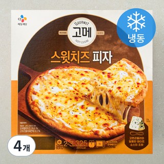 고메 스윗치즈 피자 (냉동), 325g, 1개입, 4개