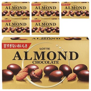 LOTTE 樂天 杏仁可可球, 46g, 6盒