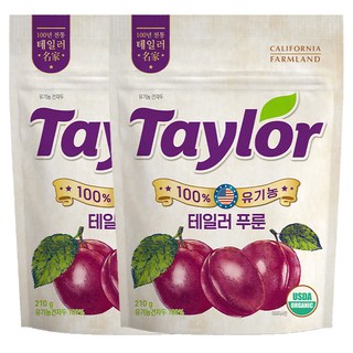 Taylor 加州李子乾, 210g, 2包
