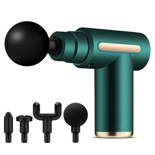 JAR嚴選 Mini輕量型便攜隨身震動式筋膜槍 -墨綠色, 不適用