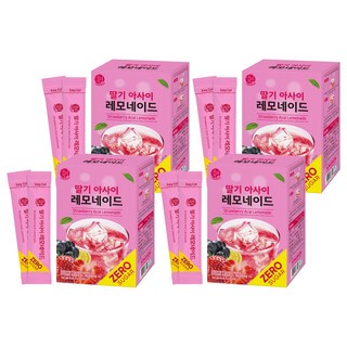 SONGWON 零糖草莓巴西莓檸檬飲, 5g, 20條, 4盒