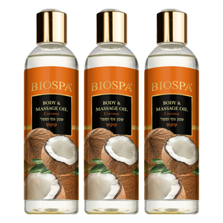 Sea of Spa 椰子按摩油 250ml，含死海泥，富含礦物質, 3瓶